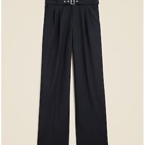 J. Crew Black Wide-Leg Women's Pants in city twill. New with tags. Runs large.